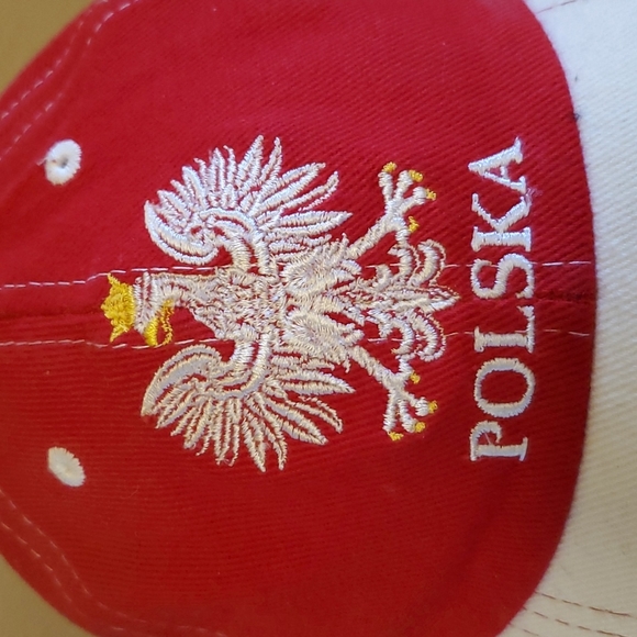 POLSKA HAT CAP BASEBALL RED WHITE - Picture 3 of 7